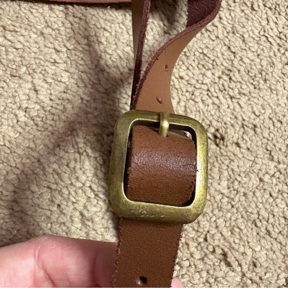 Pendleton Unisex Premium Small Leather Carrier Brown for Blankets Made in India - Picture 10 of 11